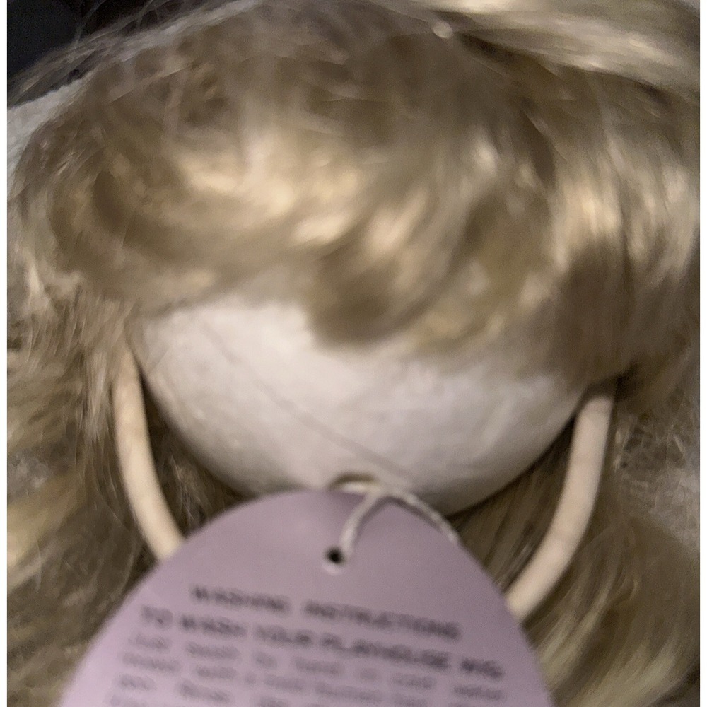 CONNIE Playhouse Doll Wig Size 12-13 Color Pale Blond Modacrylic Wavy - Picture 3 of 9